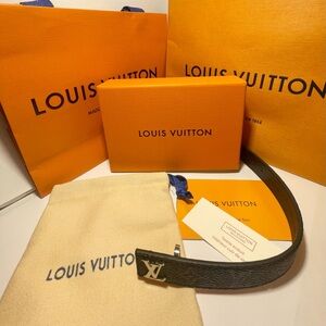 Louis Vuitton Monogram Black Bracelet